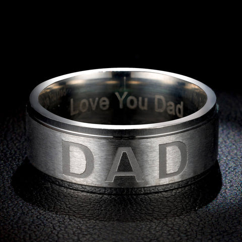 Image of (On Sale) Stainless Steel Dad Ring