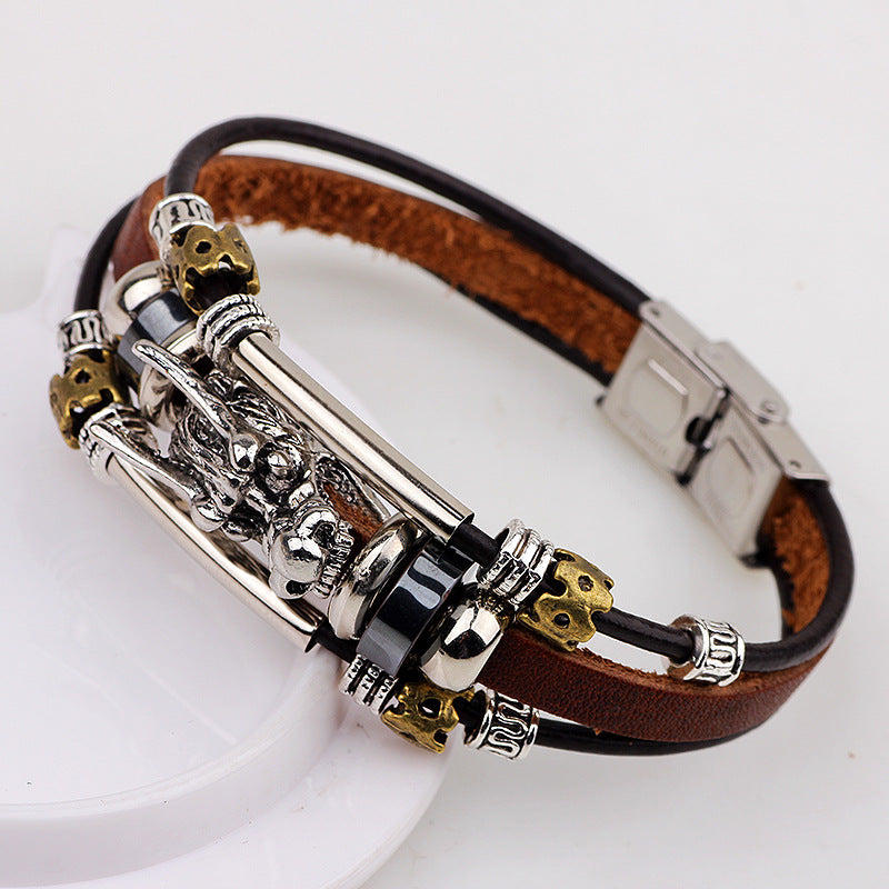 (LIMITED TIME OFFER) Dragon Leather Bracelet