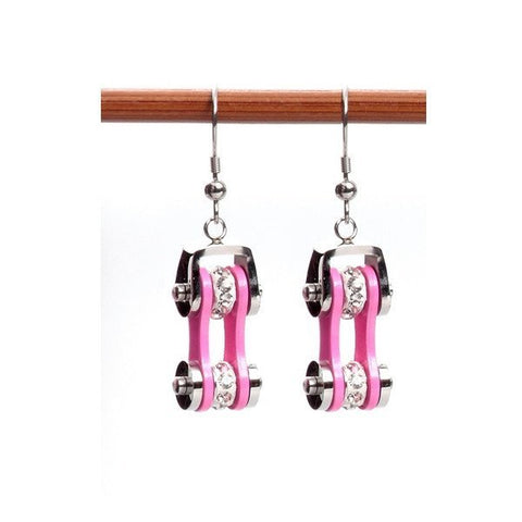 Earrings - Motorcycle Chains Drop Earrings
