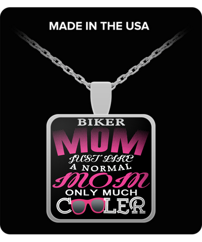 Image of Biker Mom Necklace