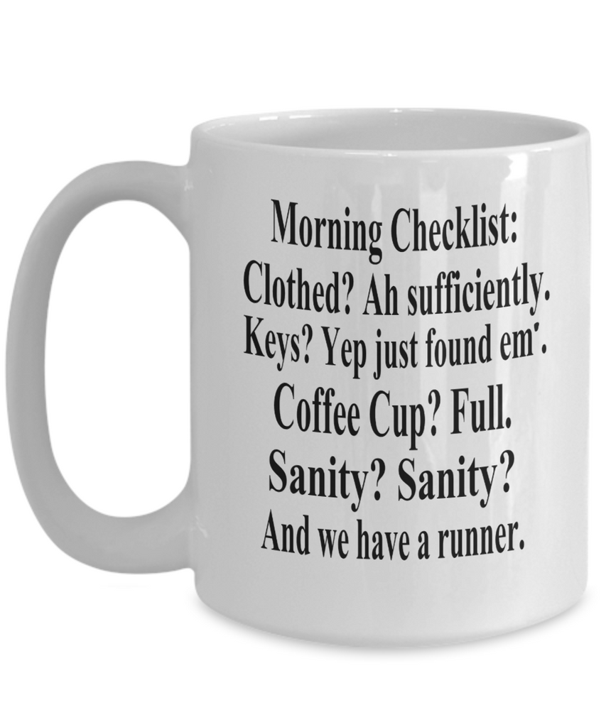Morning Checklist Mug