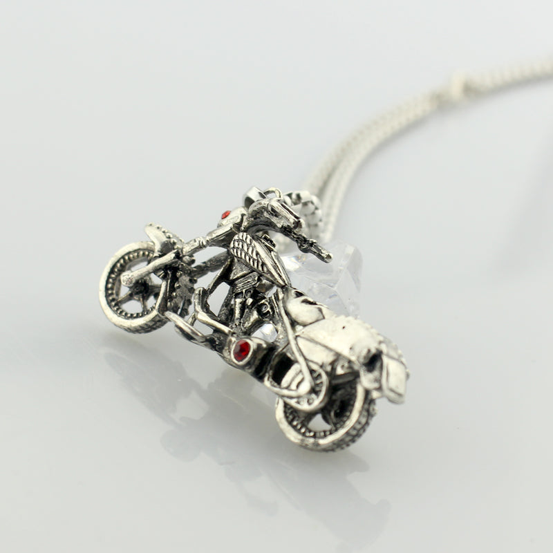 Ghost Rider Vintage Motorcycle SS Necklace Set