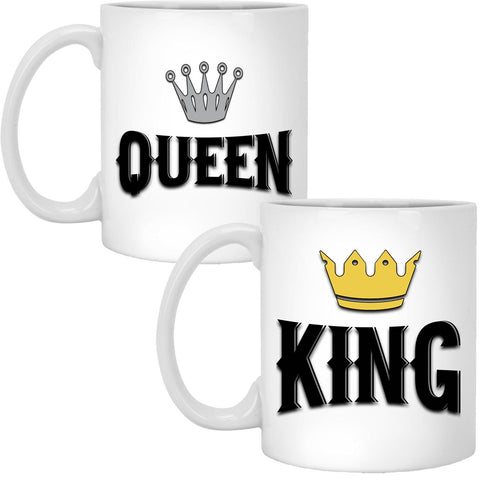 Image of King and Queen Mugs