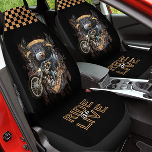 Ride To Live Seat Covers (Set of 2)