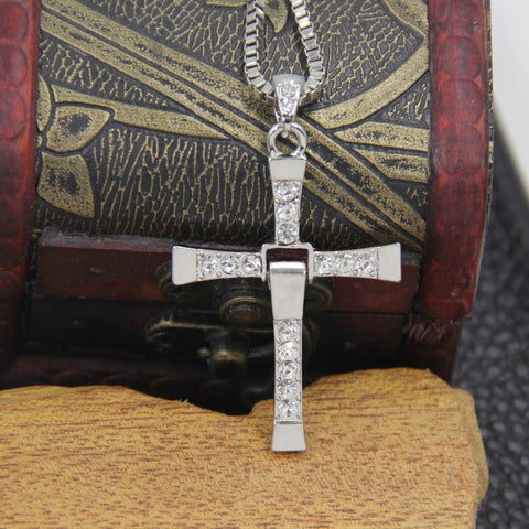 Image of Necklaces - Cross Pendant And Necklace Set