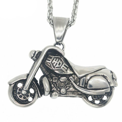 Image of Stainless Steel HD Motorcycle Necklace