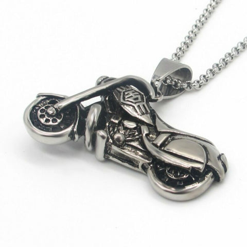 Image of SS HD Motorcycle Necklace