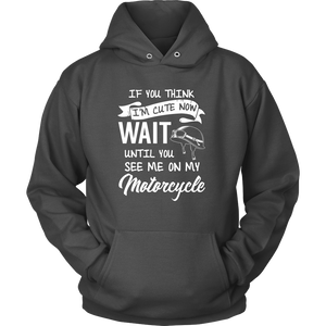 See Me On My Motorcycle Hoodie