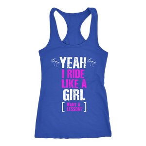 Women's Want A Lesson Racerback Tank