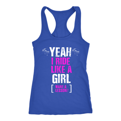 Image of Women's Want A Lesson Racerback Tank