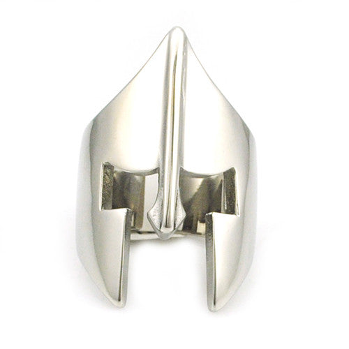 Stainless Steel Spartan Helmet Ring