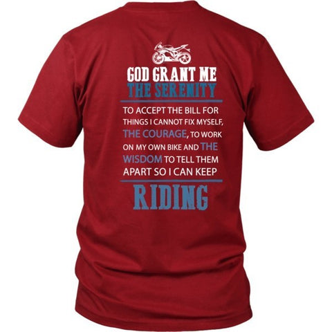 Image of T-Shirt - Biker's Serenity Prayer