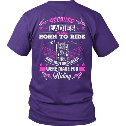 Image of T-shirt - BORN TO RIDE