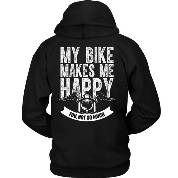 T-shirt - MY BIKE MAKES ME HAPPY