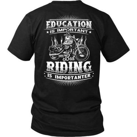 Image of T-shirt - RIDING IS IMPORTANTER