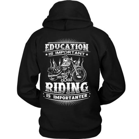 Image of T-shirt - RIDING IS IMPORTANTER