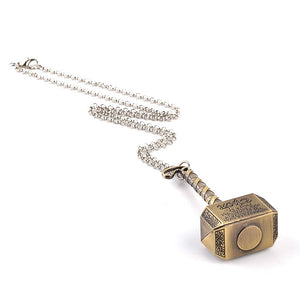 Thor's Hammer Pendant and Necklace Set